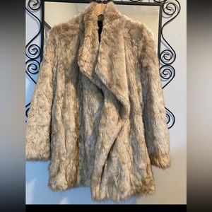 Faux fur coat
